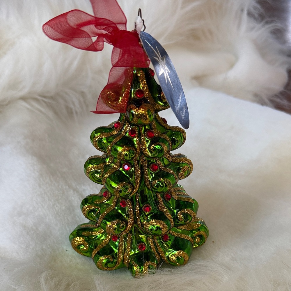 Radko: Princely Pine Green Christmas Tree Ornament